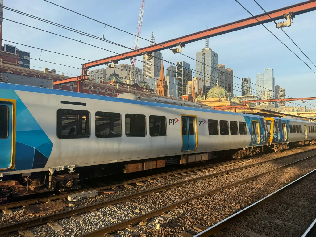 รถไฟในเมลเบิร์น ออสเตรเลีย